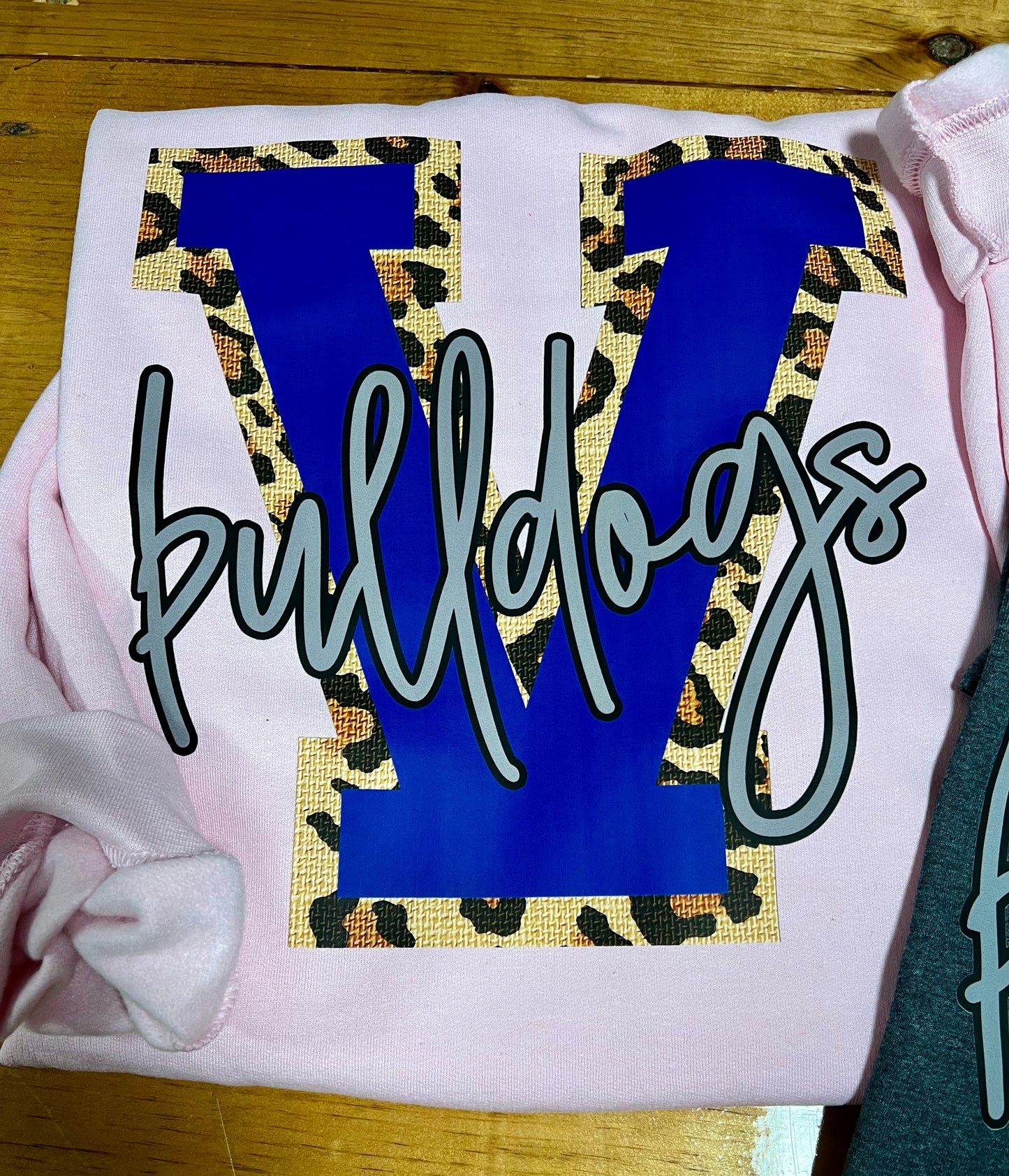 V Bulldogs - Royal, leopard, gray • DTF