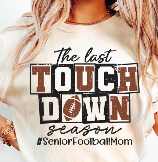 Senior Football mom shirt