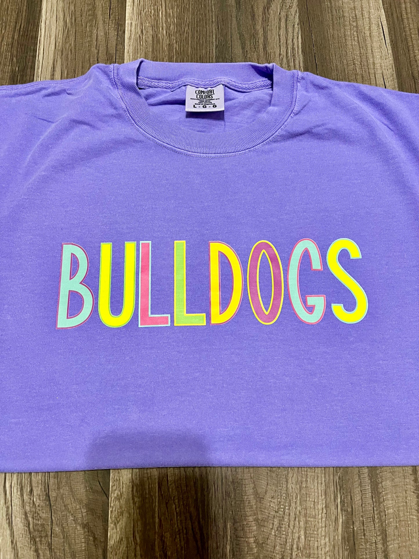 Bulldogs - bright lined doodle - DTF