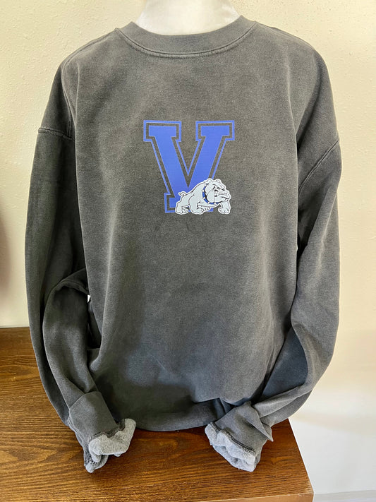 “V” varsity bulldog - direct to film