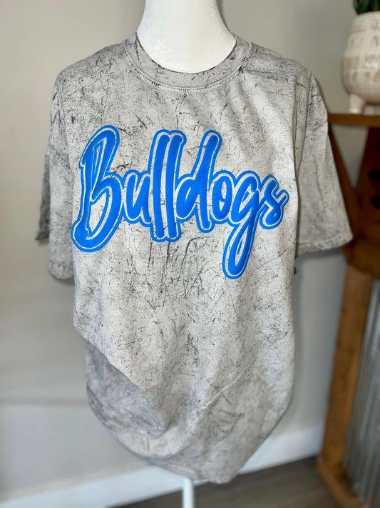 Bulldogs outlined (Puff Vinyl)