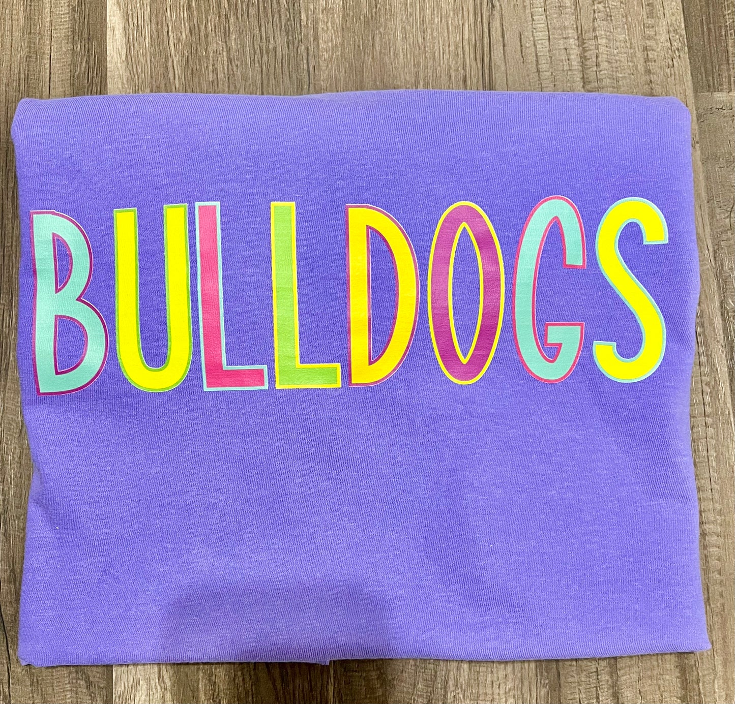 Bulldogs - bright lined doodle - DTF