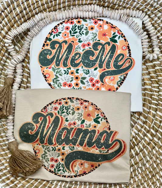 Retro Floral Mama • Sublimation