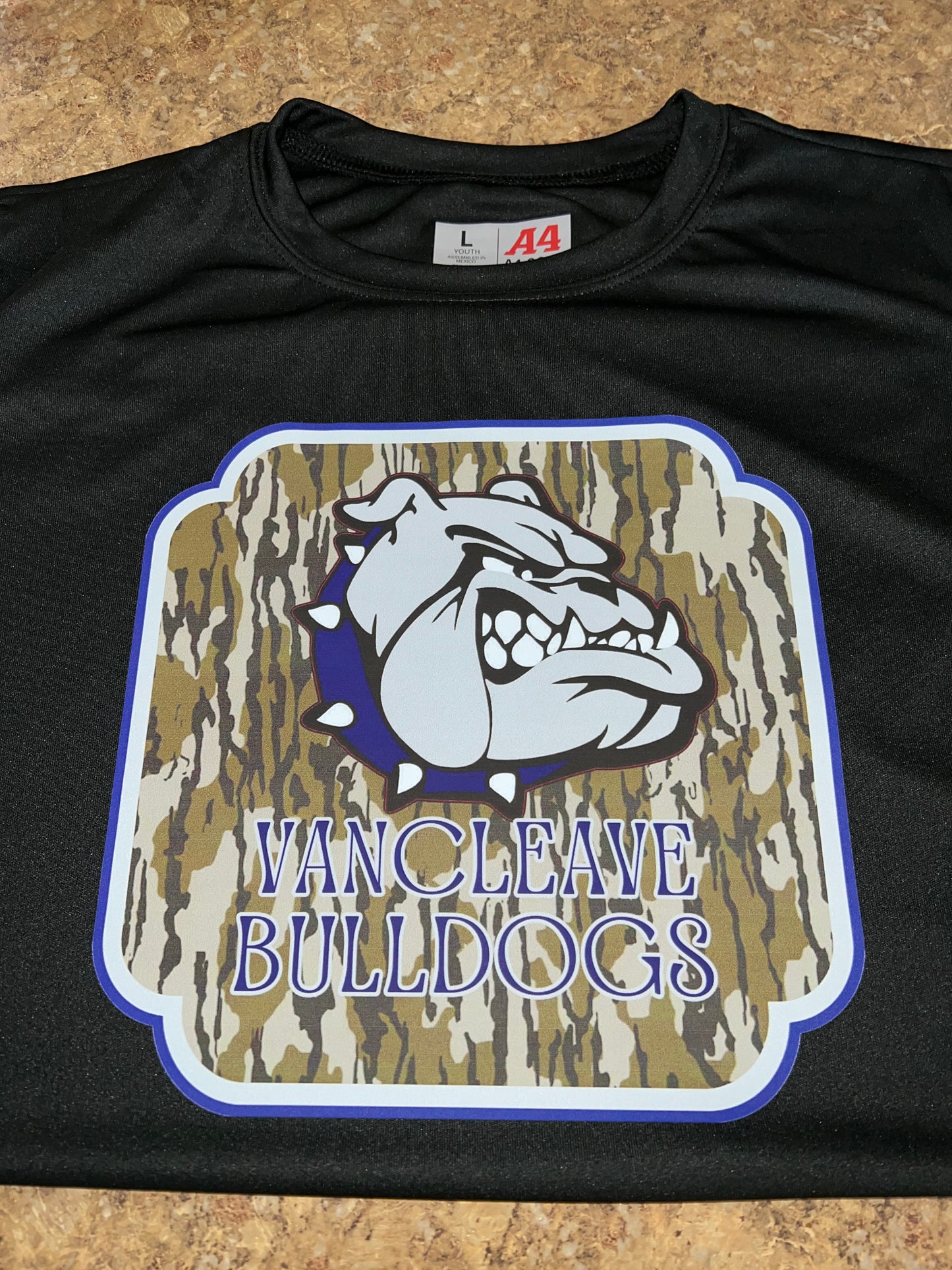 Bulldog Camo - direct to film print