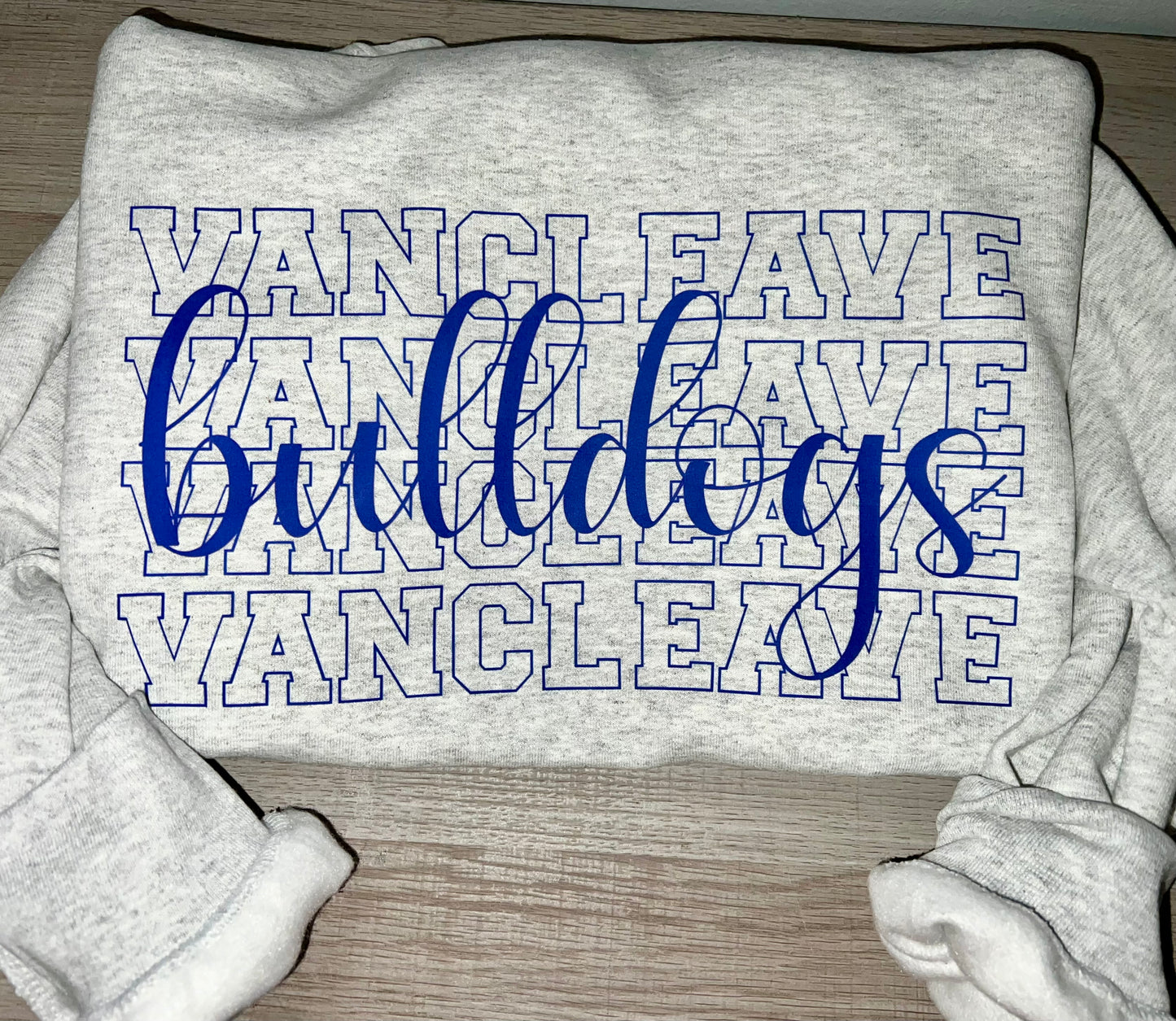 Vancleave Stack with Bulldogs script - direct to film