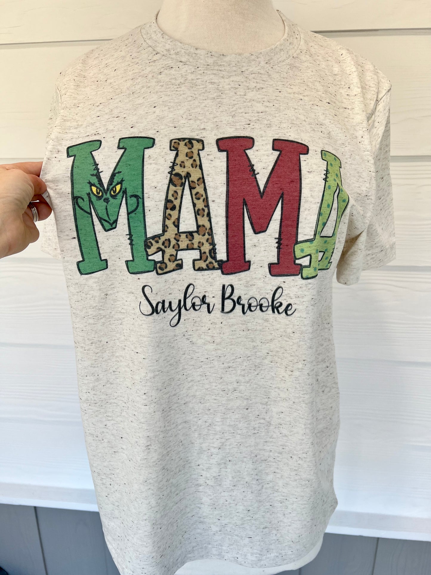 Christmas/Grinch MAMA doodle