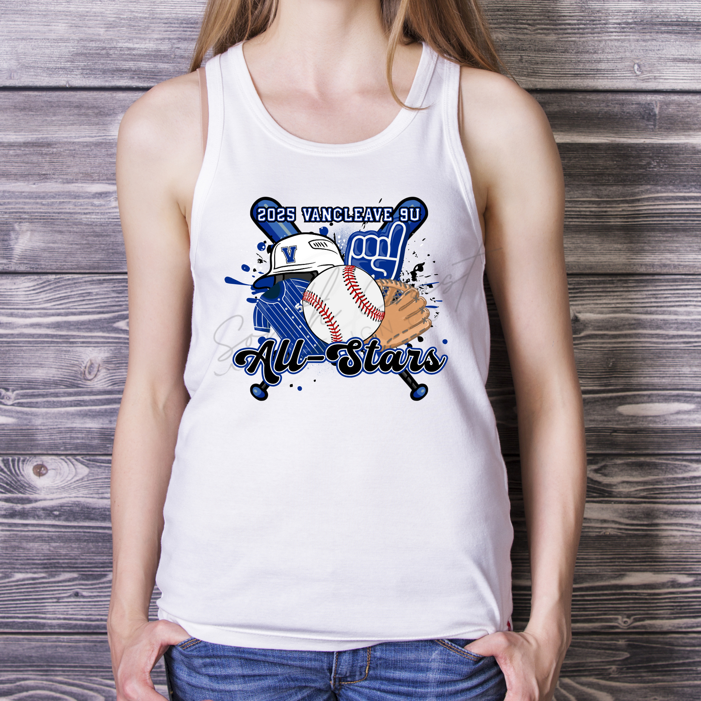 9U All Star Baseball Parent Shirts