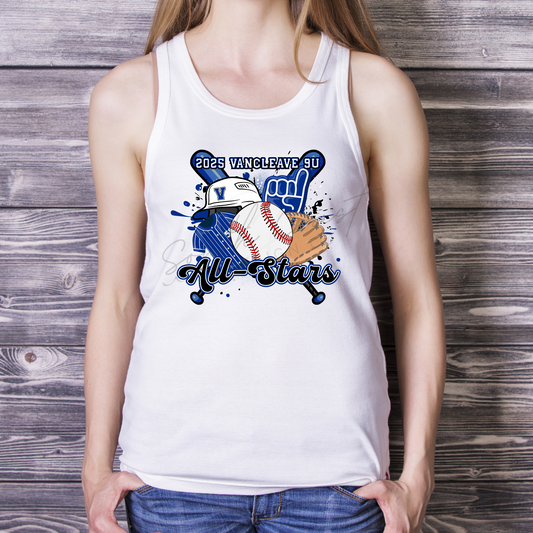 9U All Star Baseball Parent Shirts