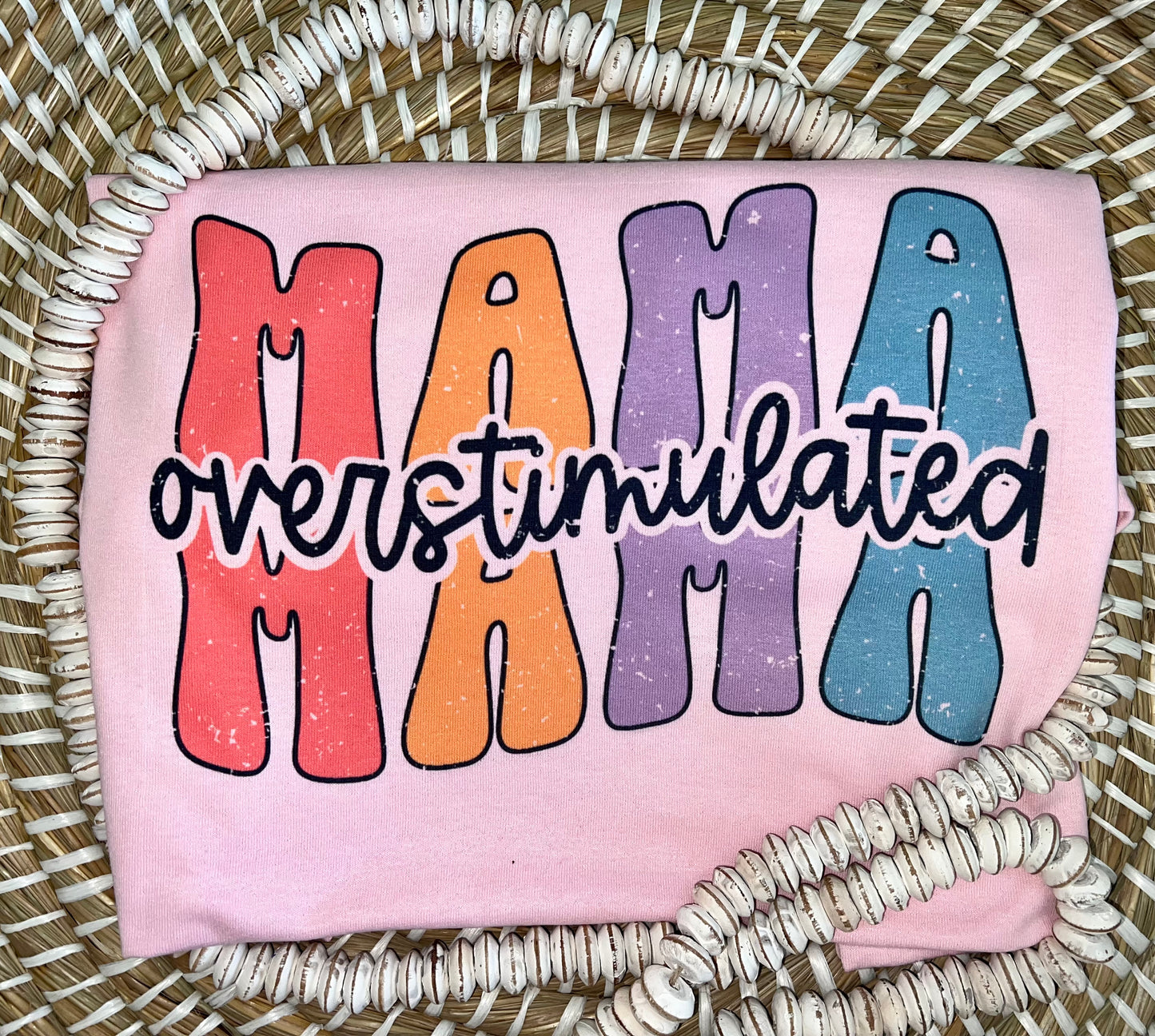 Overstimulated Mama Retro• sublimation
