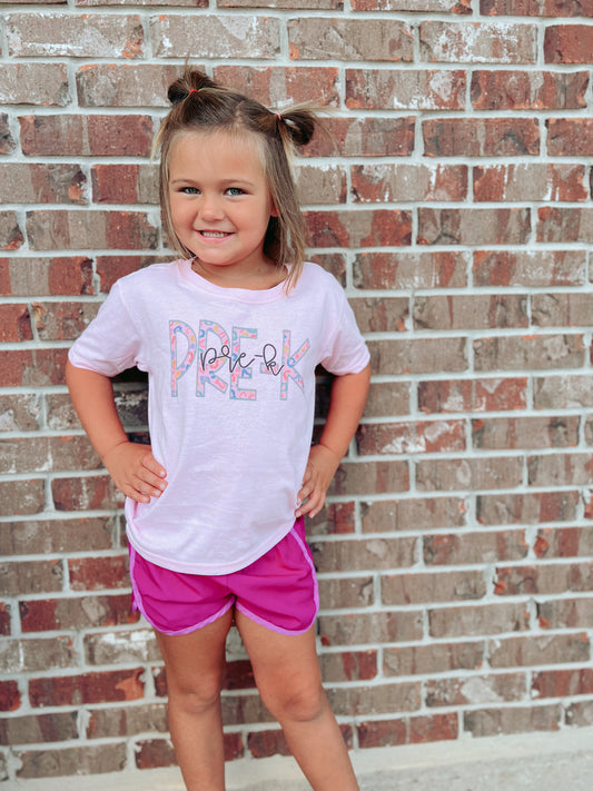 Grade Tee (pink leopard)