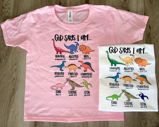 God Says I am - dinosaurs