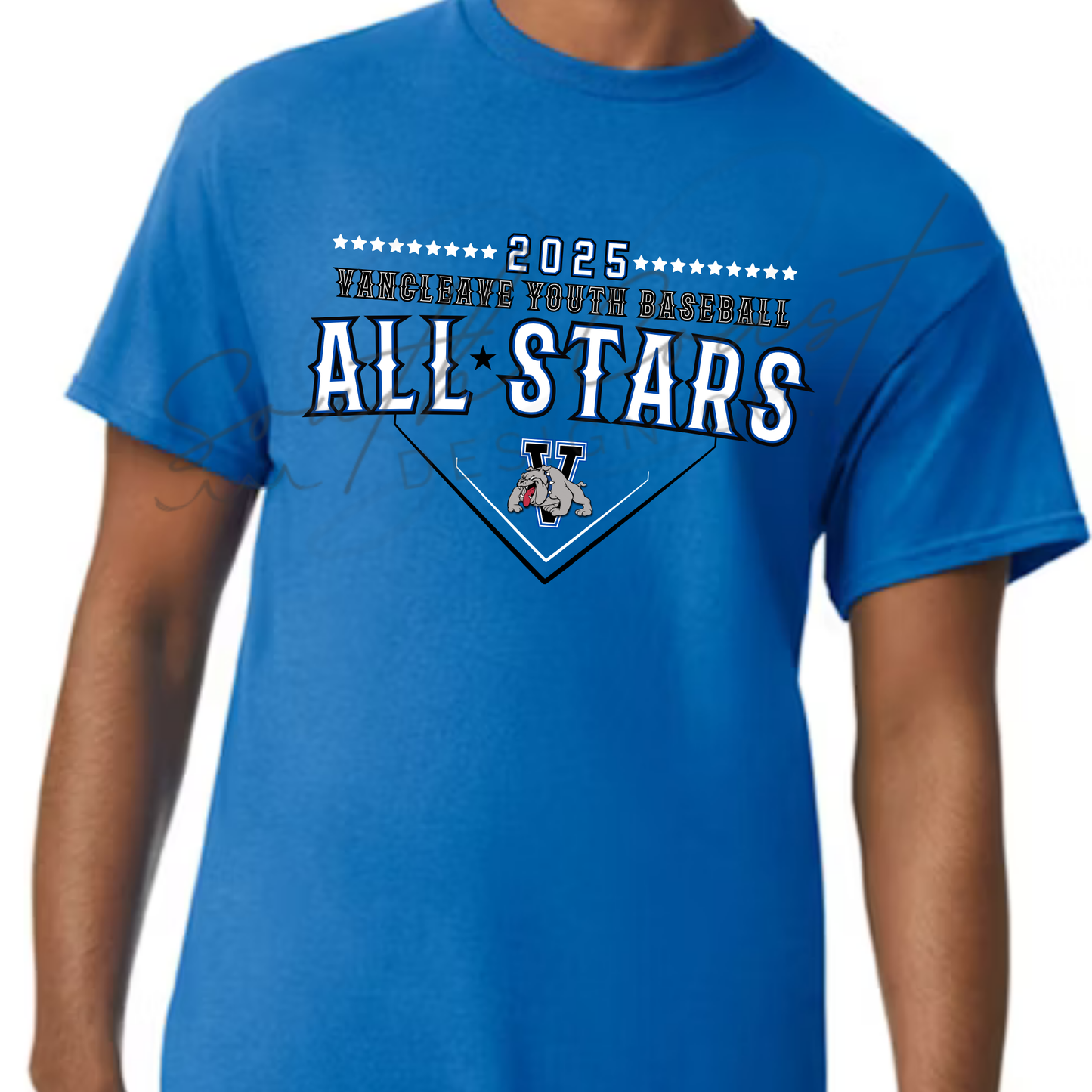Vancleave Youth Baseball All Stars League 2025 - spirit shirts YOUTH SIZES