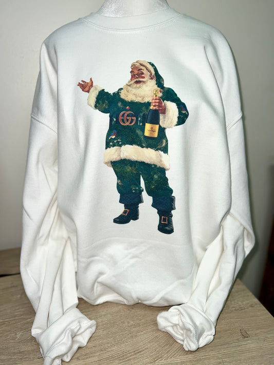 Champagne Santa