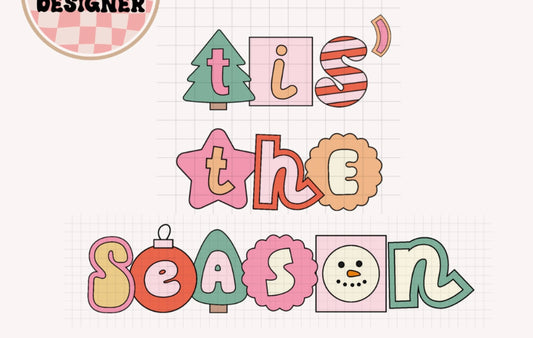 Tis The Season alpha doodle