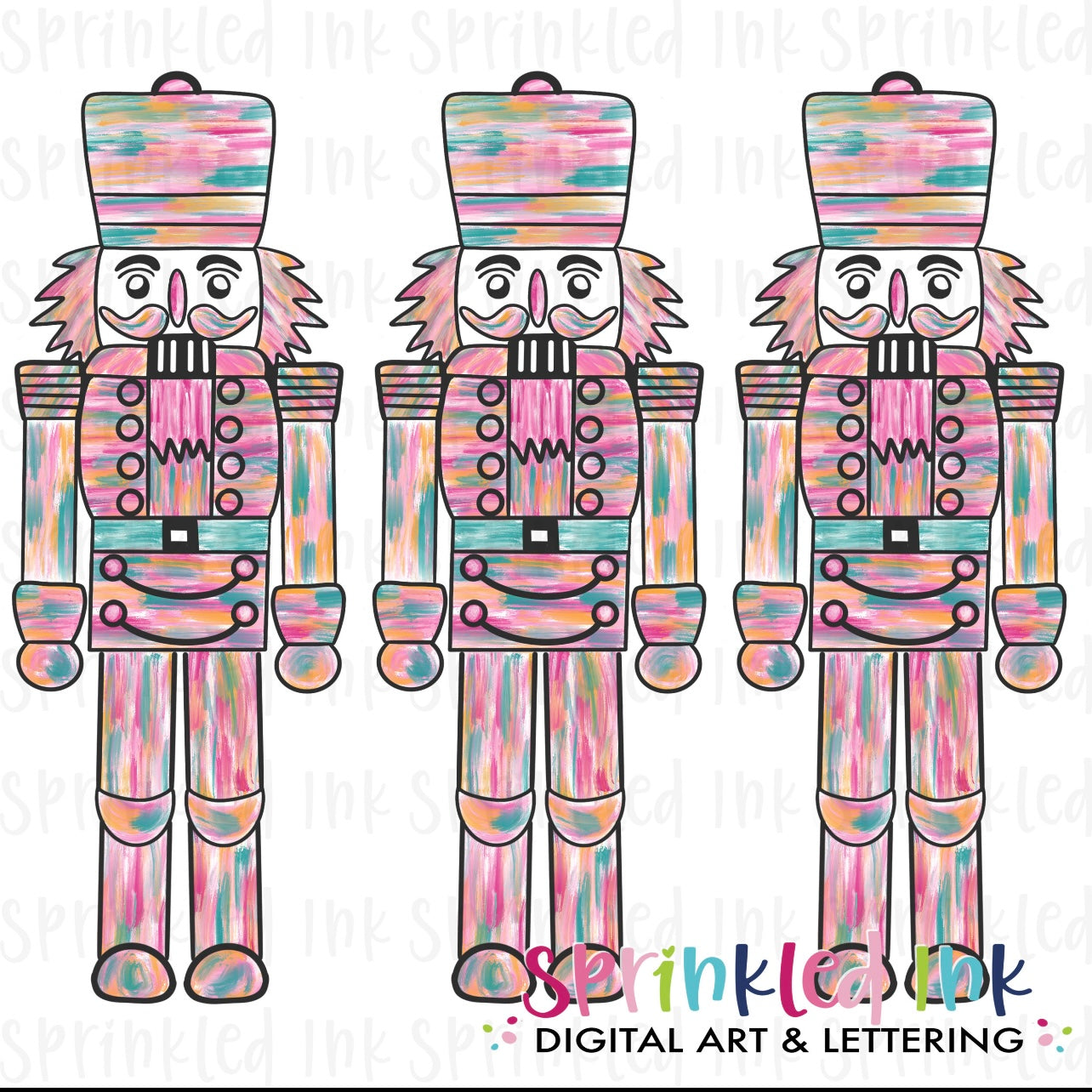 Watercolor Nutcrackers