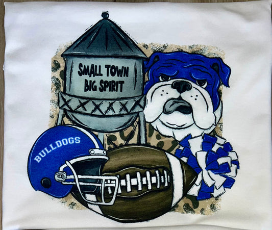 Small Town Big Spirit - football & cheer