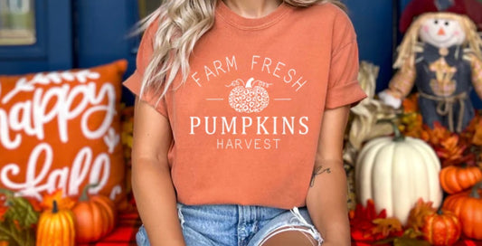 Farm Fresh Pumpkins / screen print