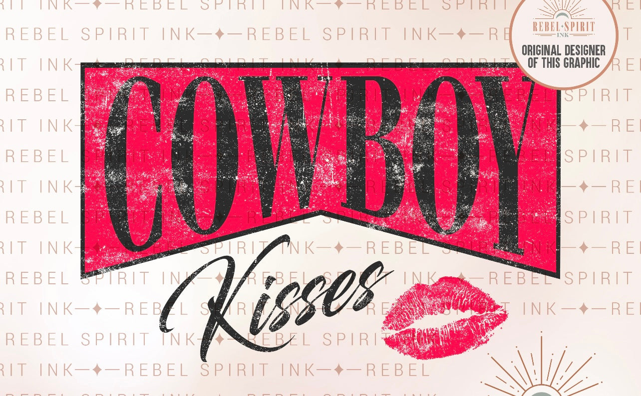 Cowboy Kisses - sublimation