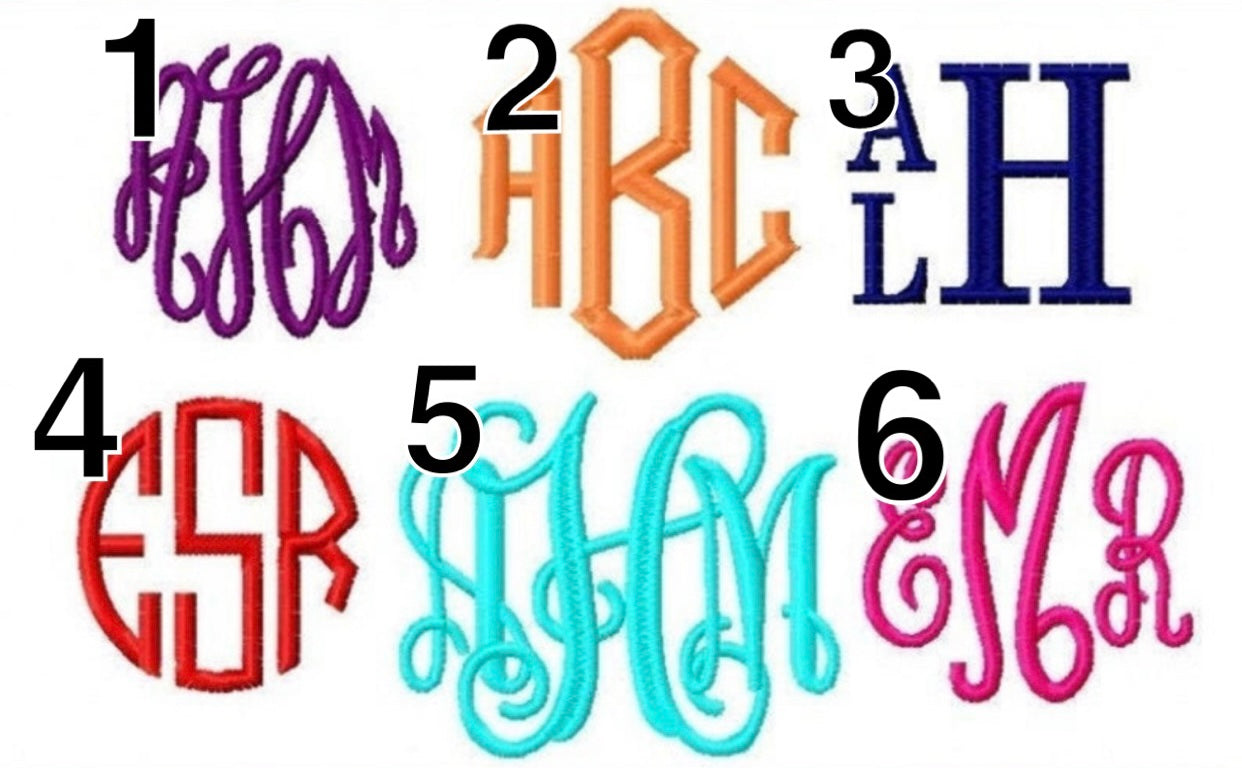 Embroidery initial tees (sweatshirt, short sleeve tshirt, long sleeve tshirt)