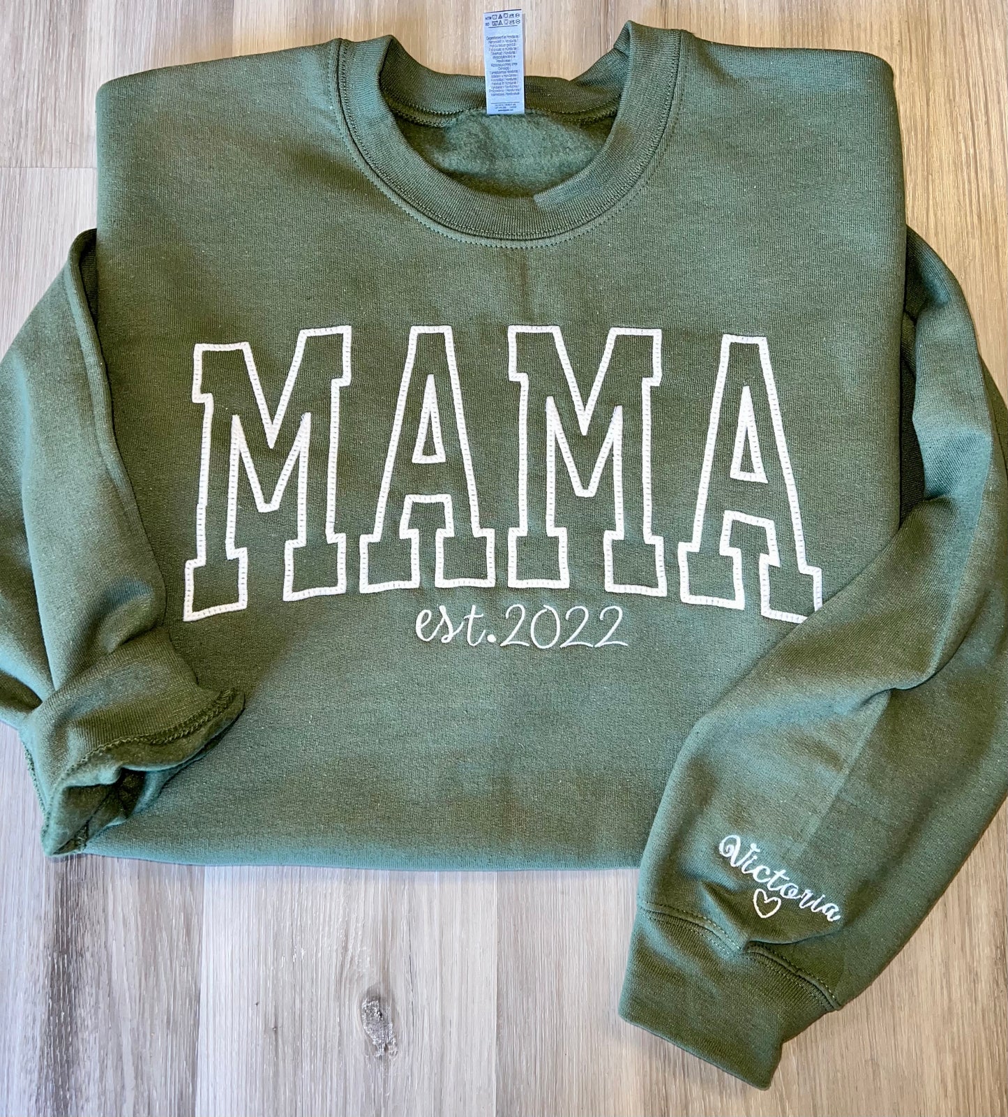 est. MAMA sweatshirts (embroidered)