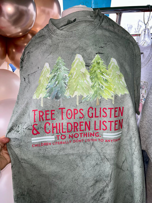 Tree Tops Glisten - children listen to nothing