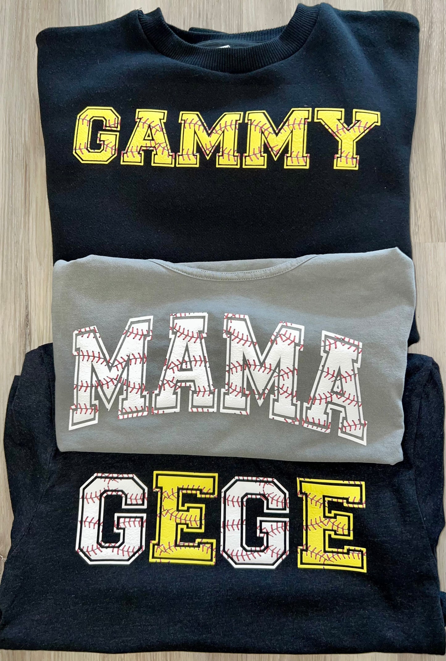 Softball/Baseball puff vinyl tees