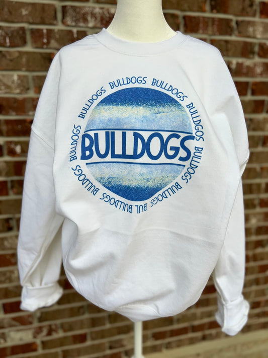 Bulldogs blue/glitter