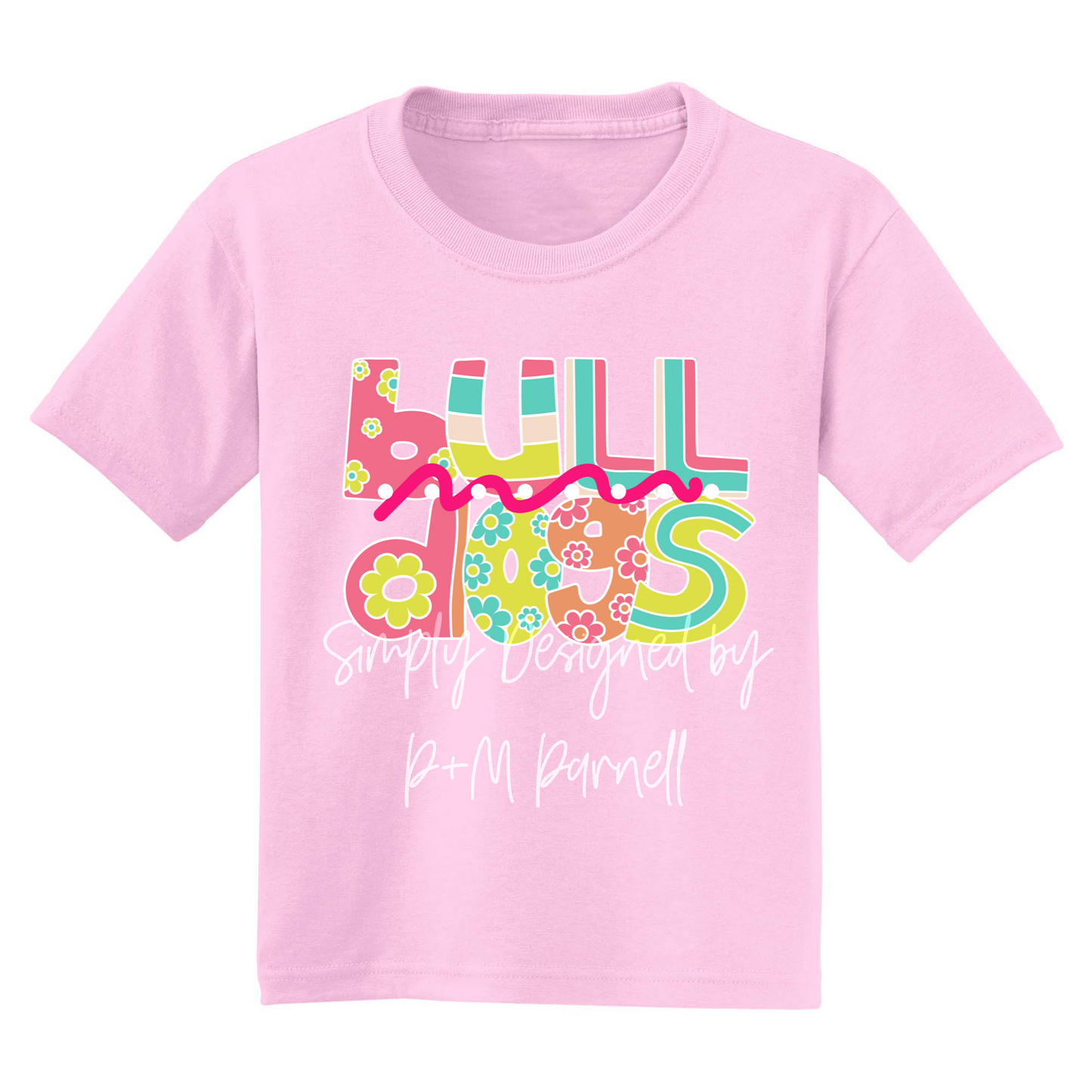 Neon Bulldogs Spirit tees - direct to film