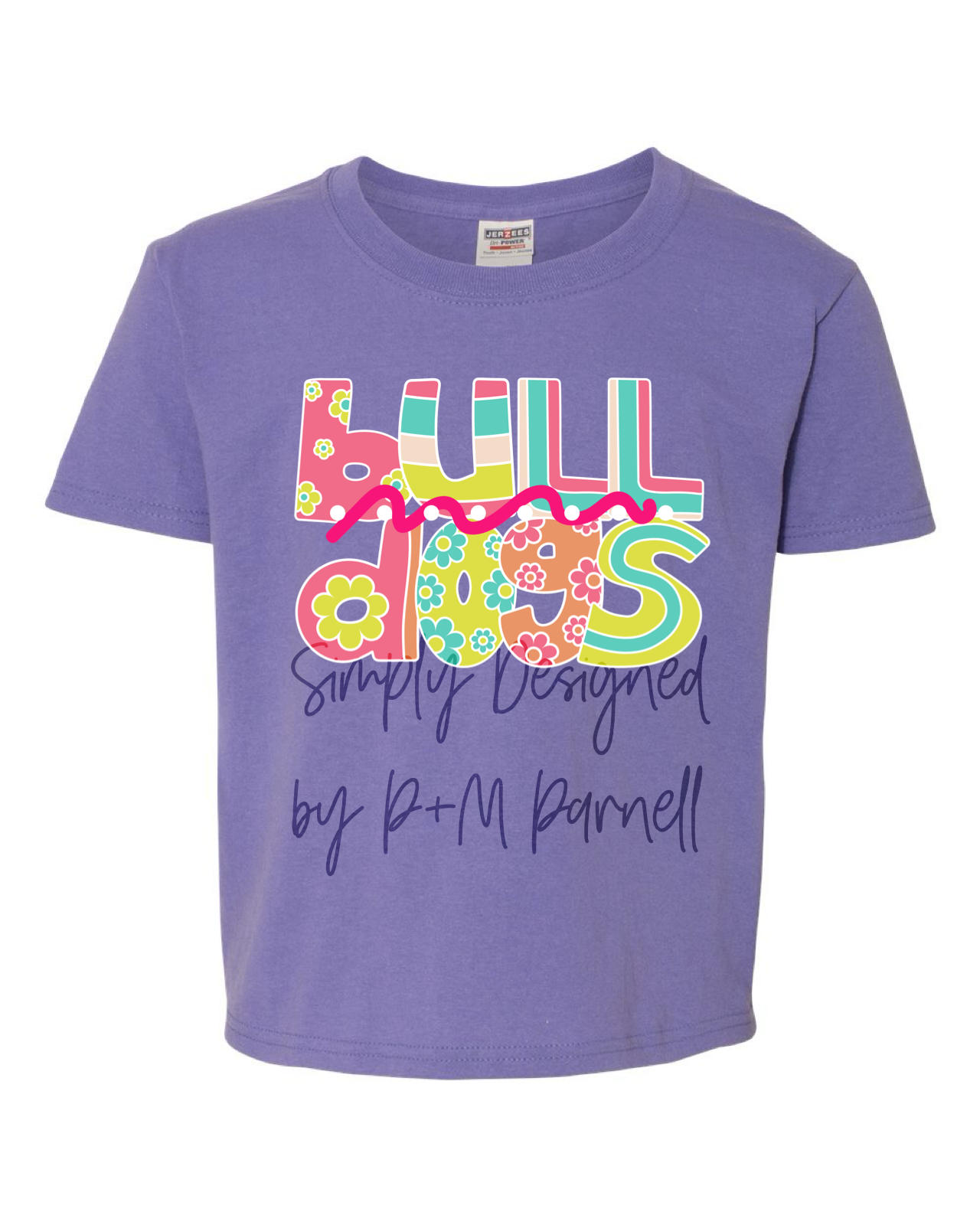 Neon Bulldogs Spirit tees - direct to film