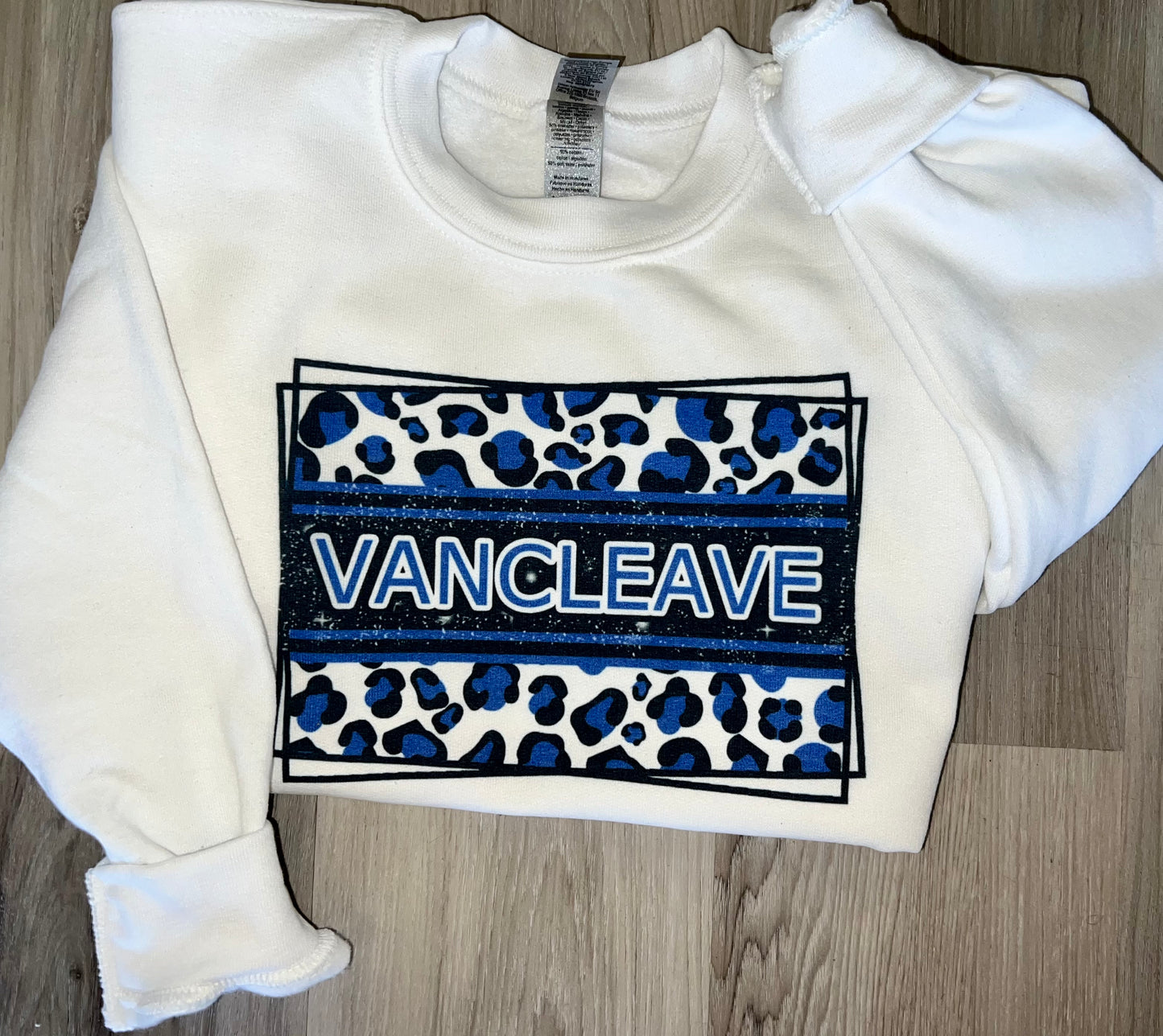 VANCLEAVE glitter leopard