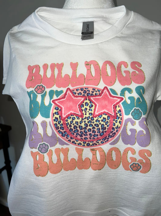 Bulldogs Leopard Smiley multi color