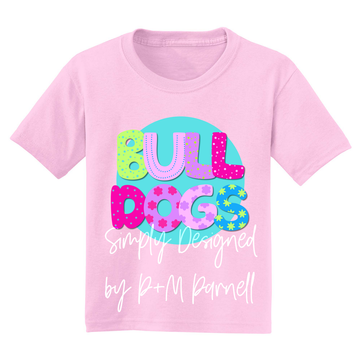 Neon Bulldogs Spirit tees - direct to film