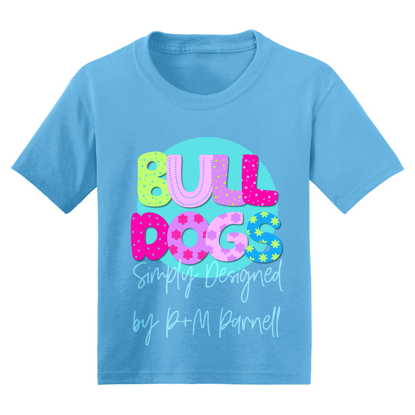 Neon Bulldogs Spirit tees - direct to film