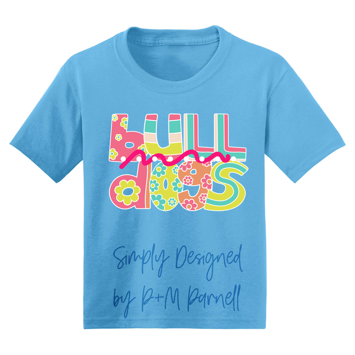 Neon Bulldogs Spirit tees - direct to film