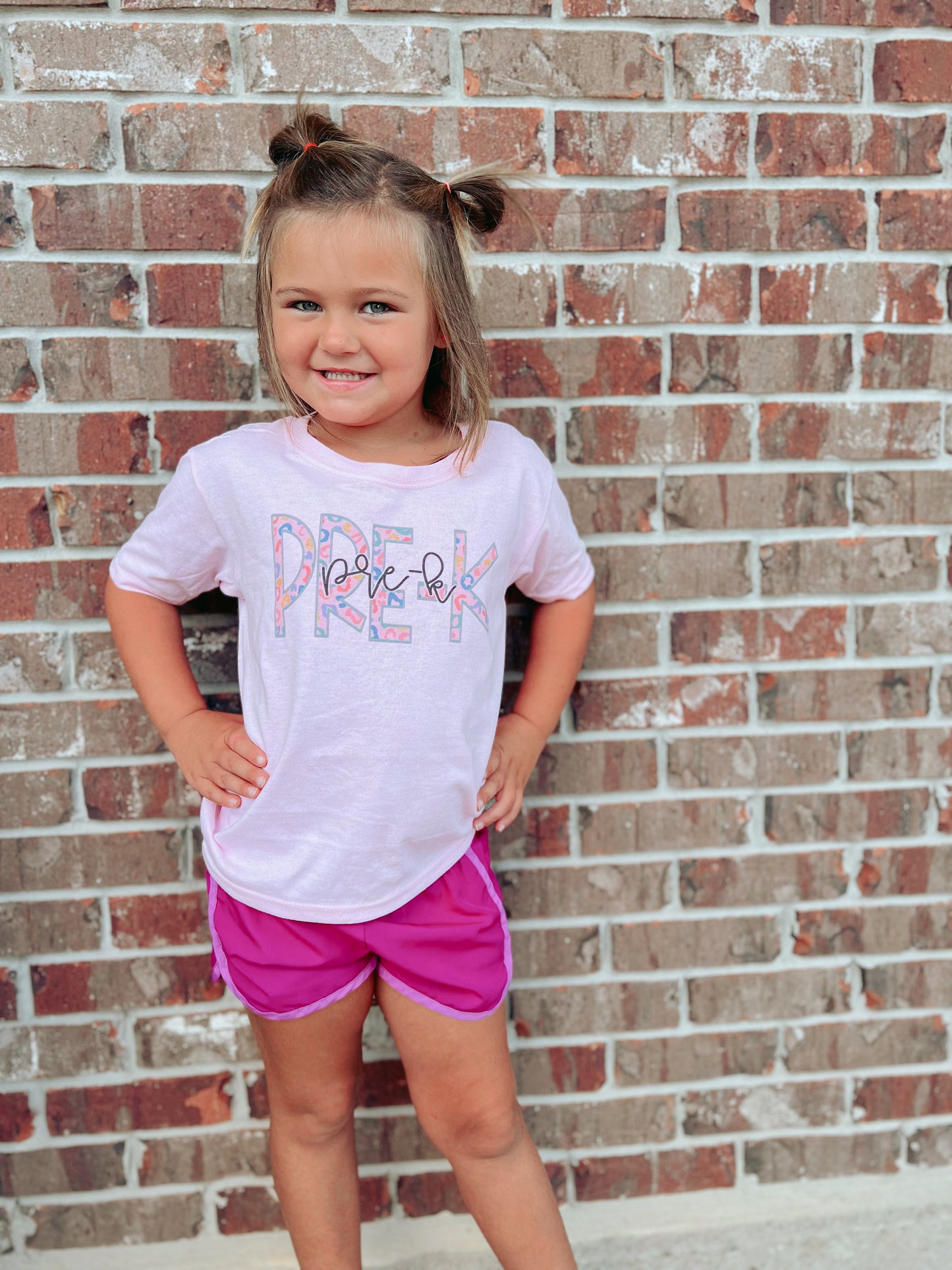 Grade Tee (pink leopard)