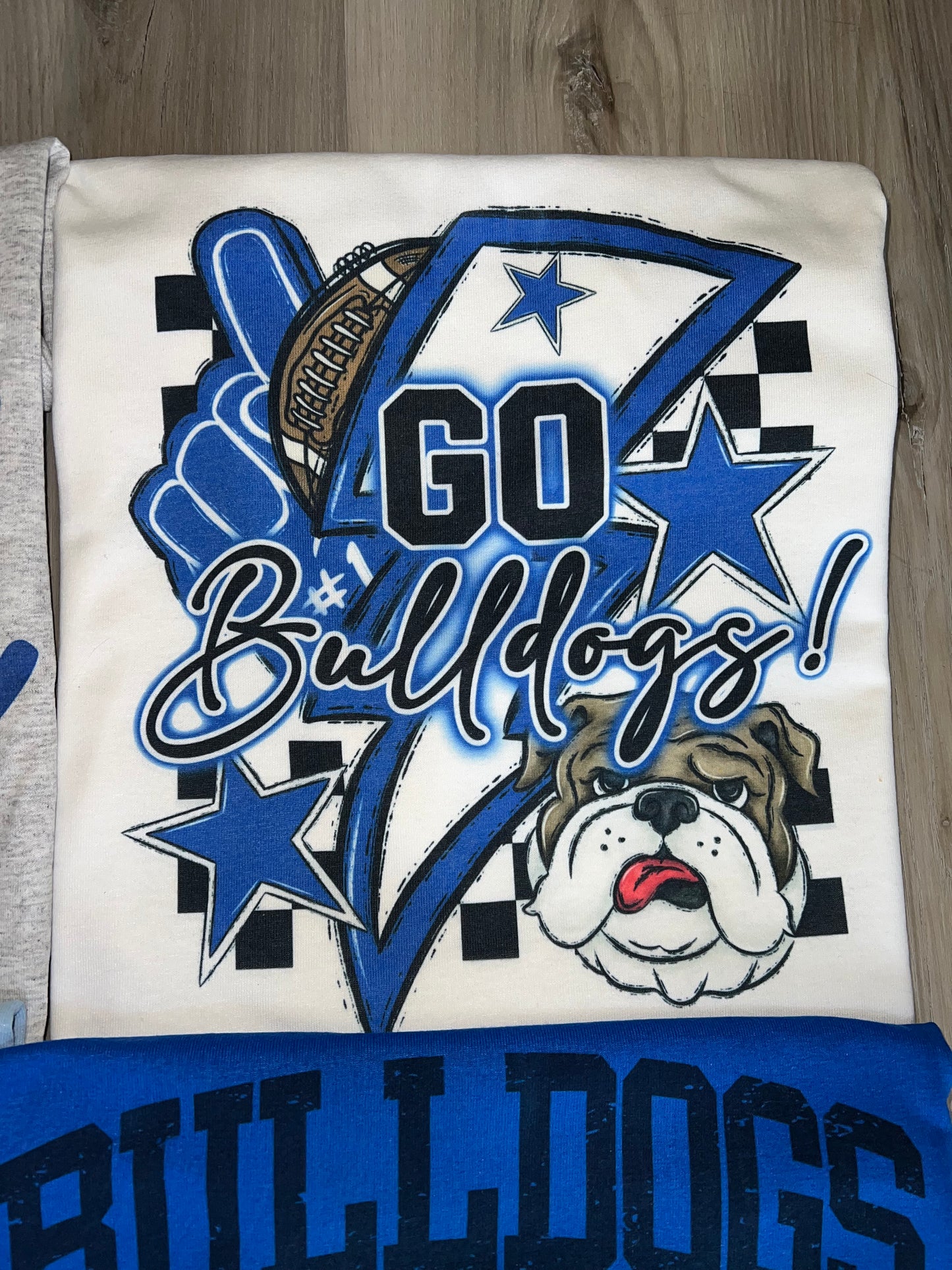 Go Bulldogs Football Tee
