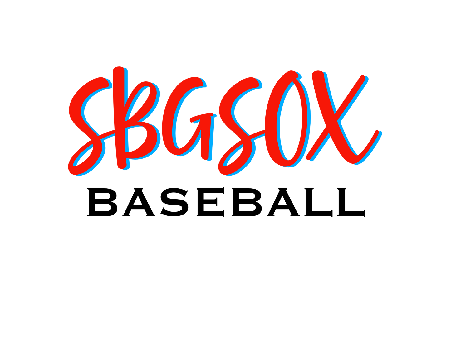 SBG SOX baseball - parent/family shirts