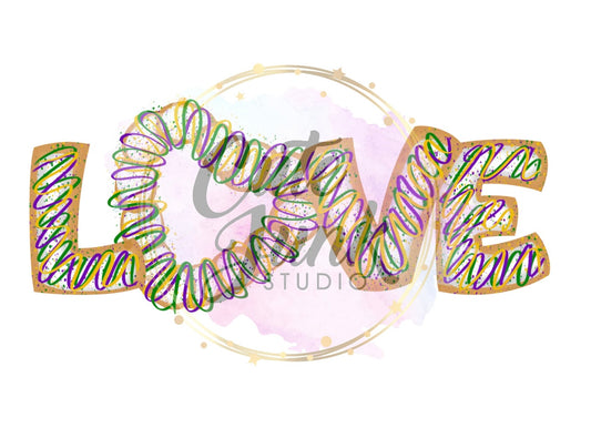 King Cake Love - sublimation
